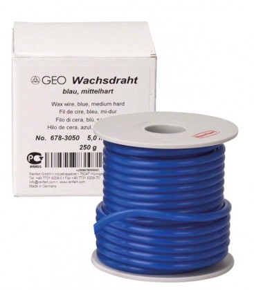 Wosk GEO drut średnio twardy niebieski 4,0 mm 250 g