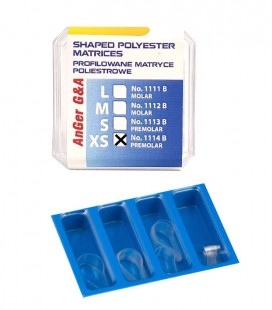 Matryce profilowane poliestrowe Premolar XS 0,050