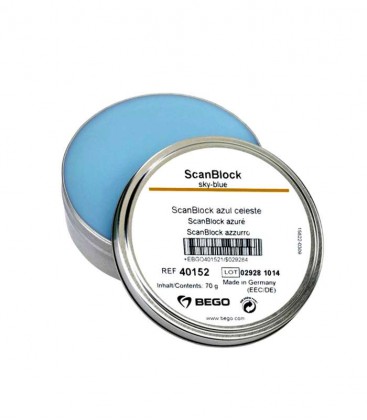 ScanBlock - wosk do skanowania, twardy, błękitnoniebieski 70 g