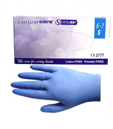 Rękawice Sempercare nitrylowe Skin2, S 200 szt.