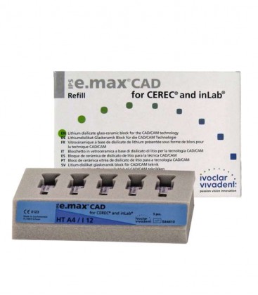 IPS e.max CAD Cerec/InLab HT A4 I12 5 szt.