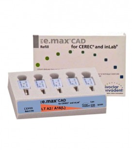 IPS e.max CAD Cerec/inLab LT A2 A16(L) 5 szt.