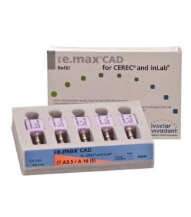 IPS e.max CAD Cerec/inLab LT A3,5 A16(L) 5 szt.