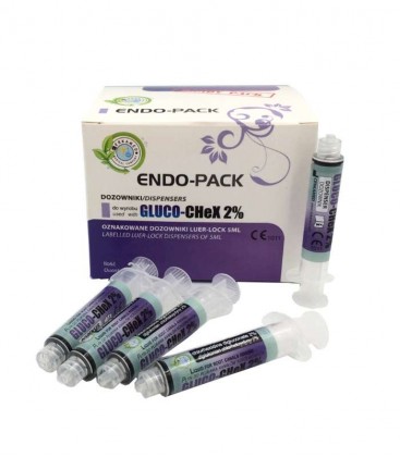 Endo-Pack dozowniki do Gluco-Chex 2%, 20 sztuk