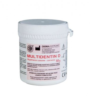 Multidentin D czerwona 50 g