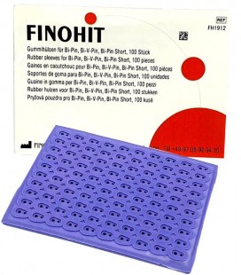 Finohit, czapeczki gumowe do Bi-Pin 100 sztuk