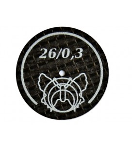 Tarcza Motyl zbrojona 26 x 0,3 mm BF